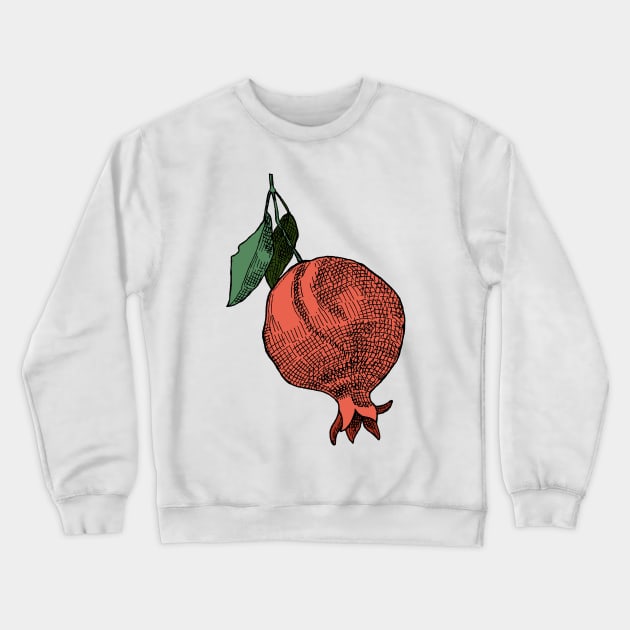Pomegranate Crewneck Sweatshirt by senkova